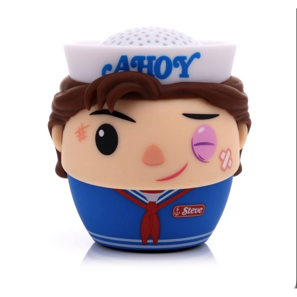 Bitty Boomers Bluetooth Speaker Unisex OS Blue Steve Stranger Things NWT